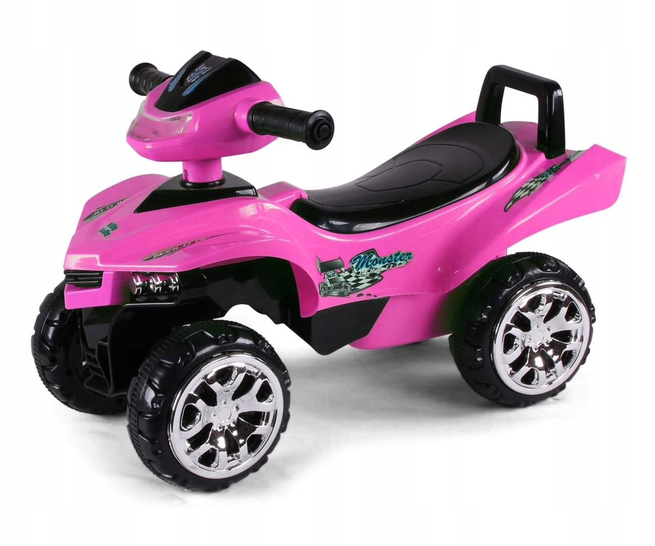 Milly Mally Pojazd Monster Black Pink jeździk quad na roczek