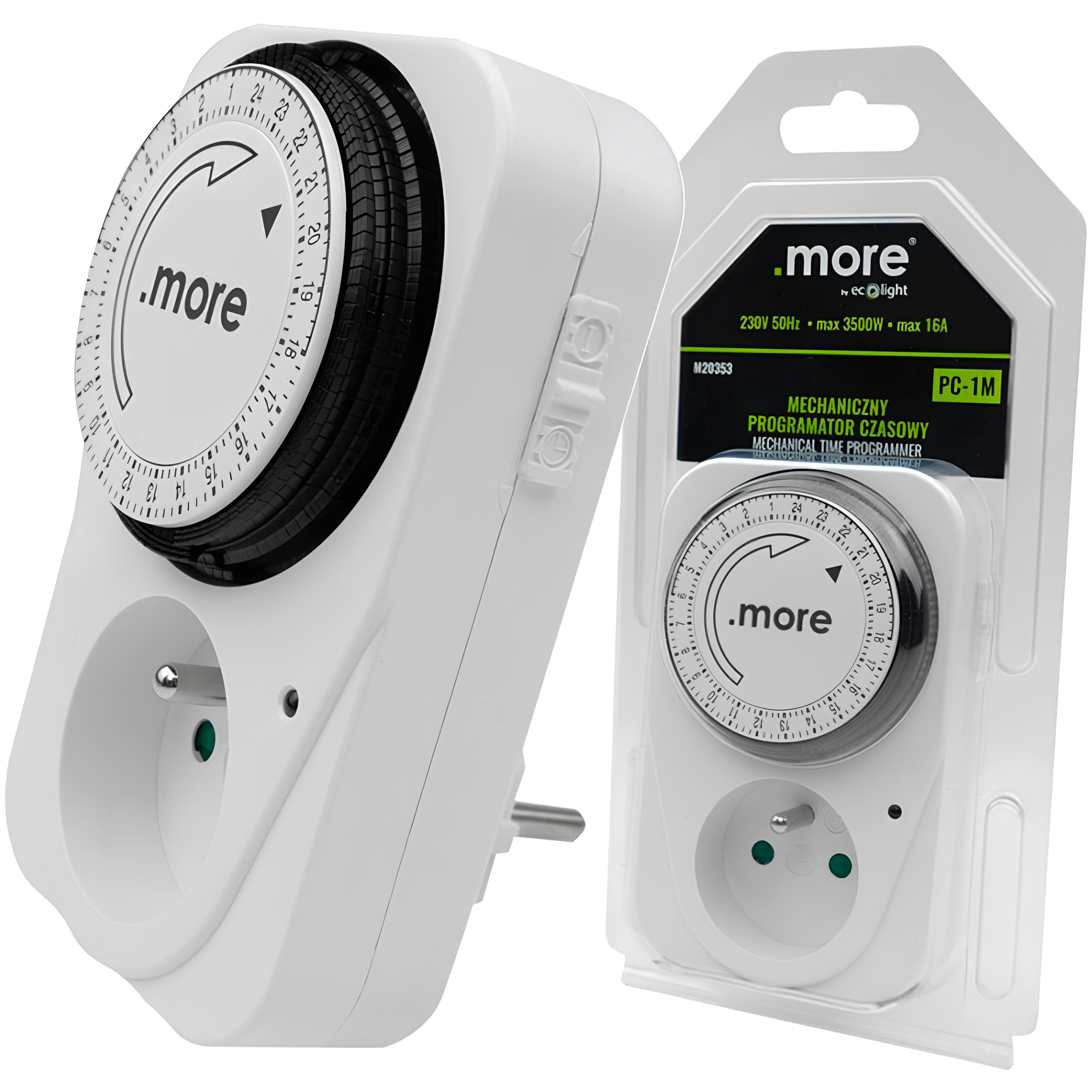 Programator Wyłącznik Czasowy Mechaniczny Do Gniazdka Dobowy Timer