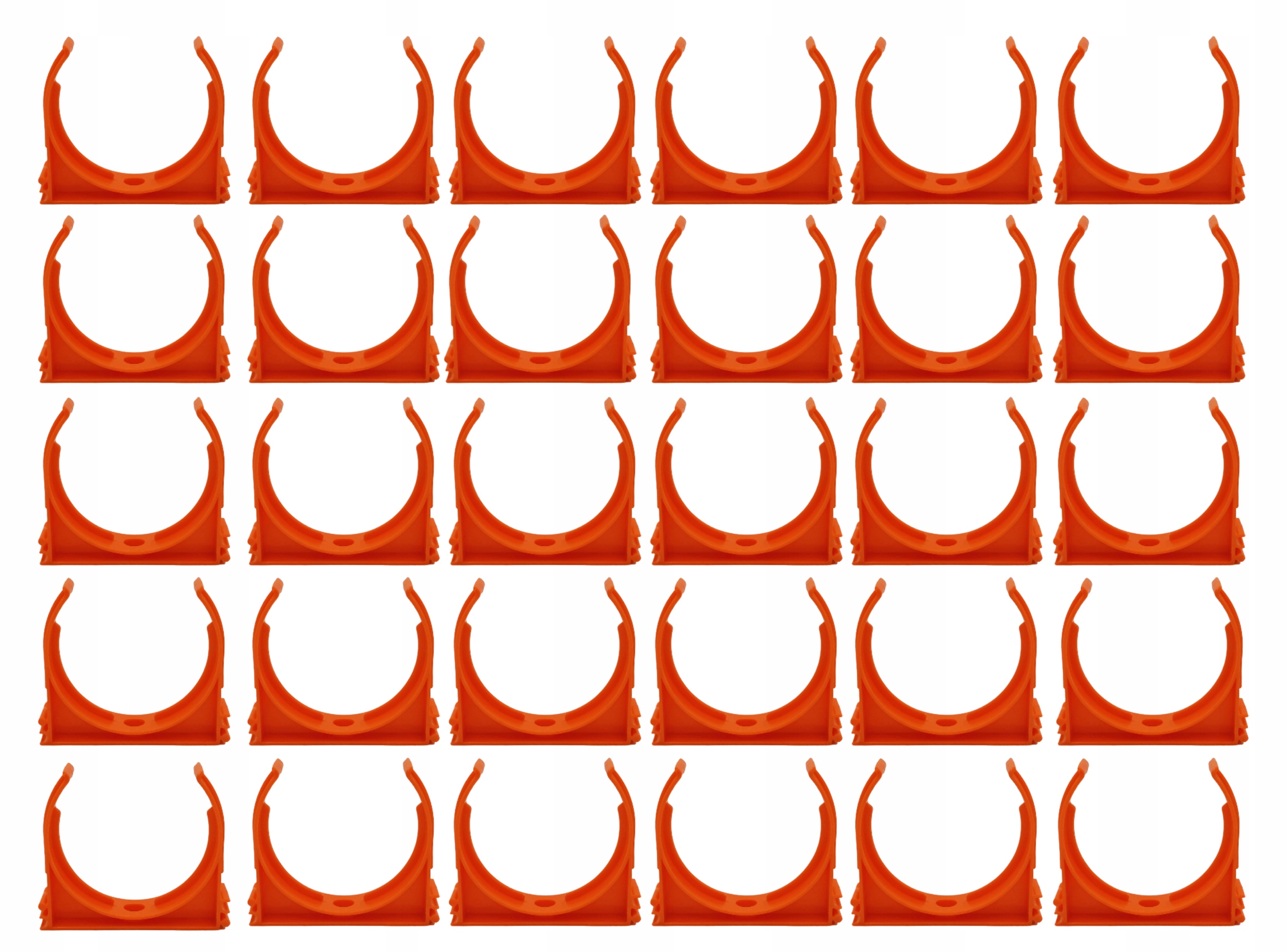 Upevňovací úchytky pro pružnou trubky fi 75 30 Kusů