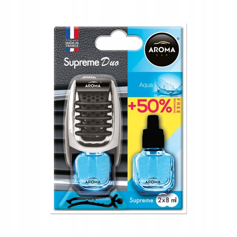 

Zapach Samochodowy Aroma Supreme Duo 2x8ML New Car