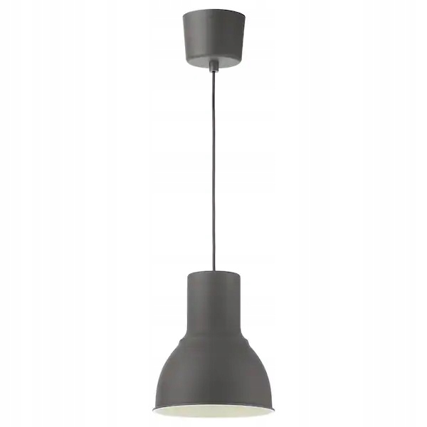 IKEA HEKTAR Lampa wisząca, ciemnoszary22 cm