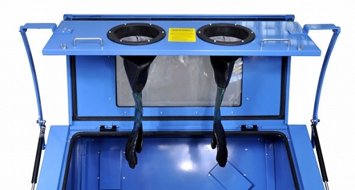 Piaskarka kabinowa, kabina do piaskowania 990 l Pojemność 990 l