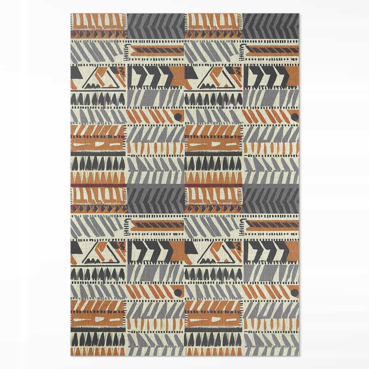 Vinylový koberec s grafikou Boho lineárne abstrakcie indiánsky štýl 120x180 cm