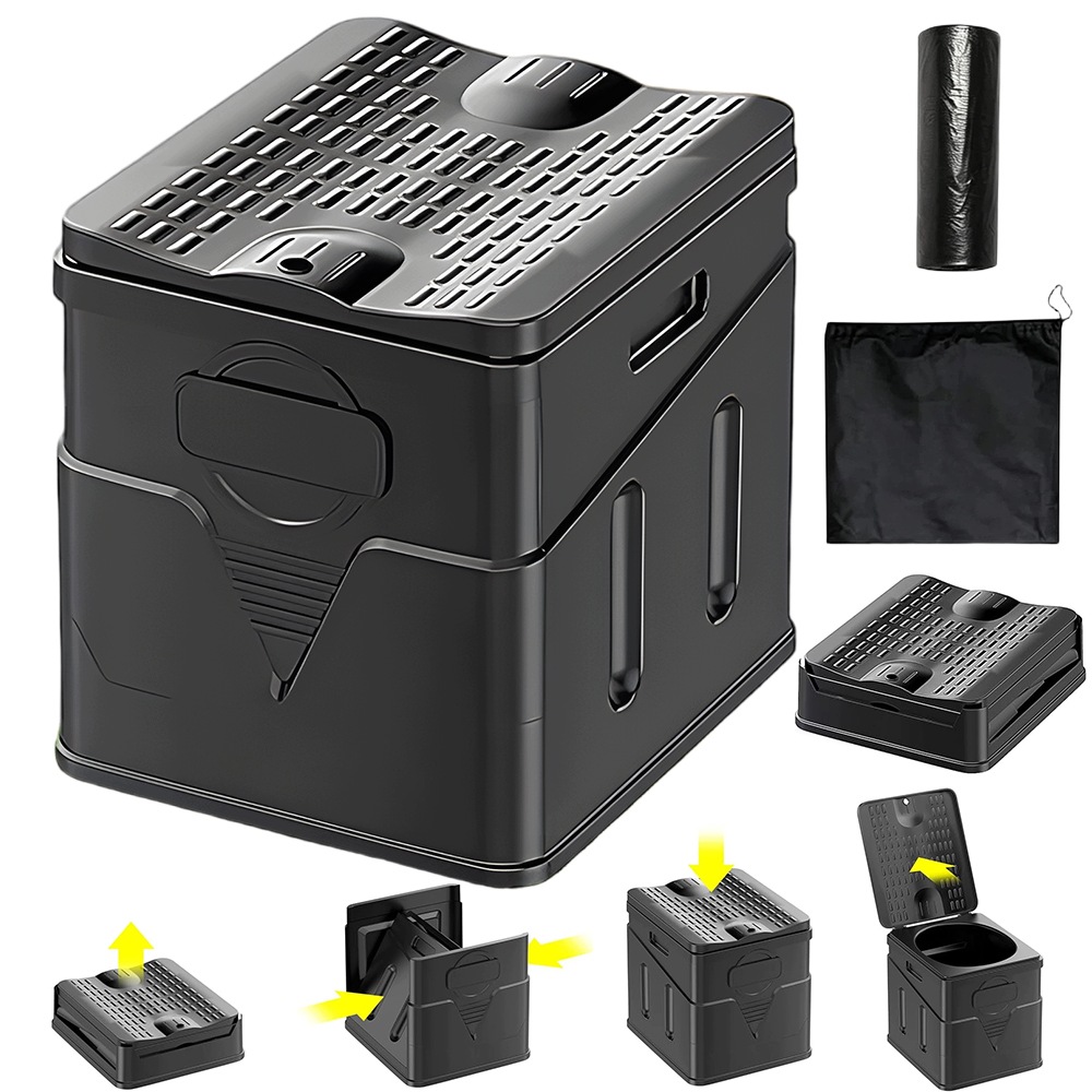 Přenosné Wc Kempingová toaleta Velký stabilní unisex pro použití v kempu