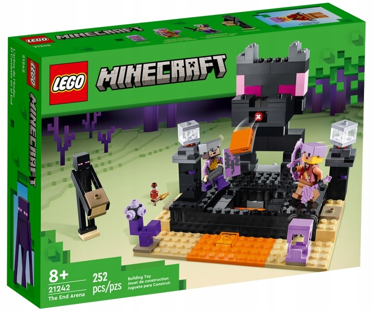 KLOCKI LEGO MINECRAFT 21242 ARENA ENDU