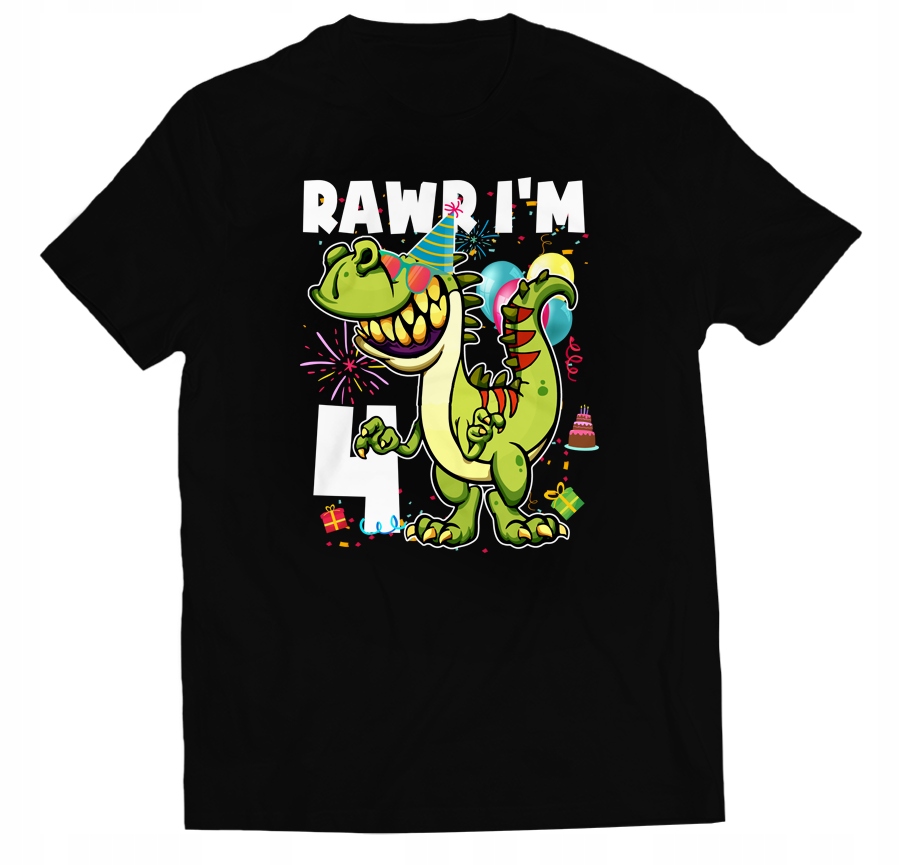 

Koszulka Dla Dziecka Na Urodziny Rawr Dino 5/6