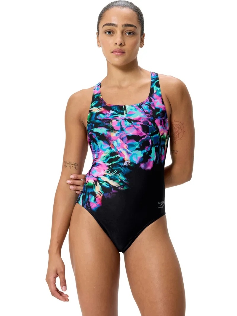 Dámské jednodílné plavky Speedo Placement Powerback r. D36|S