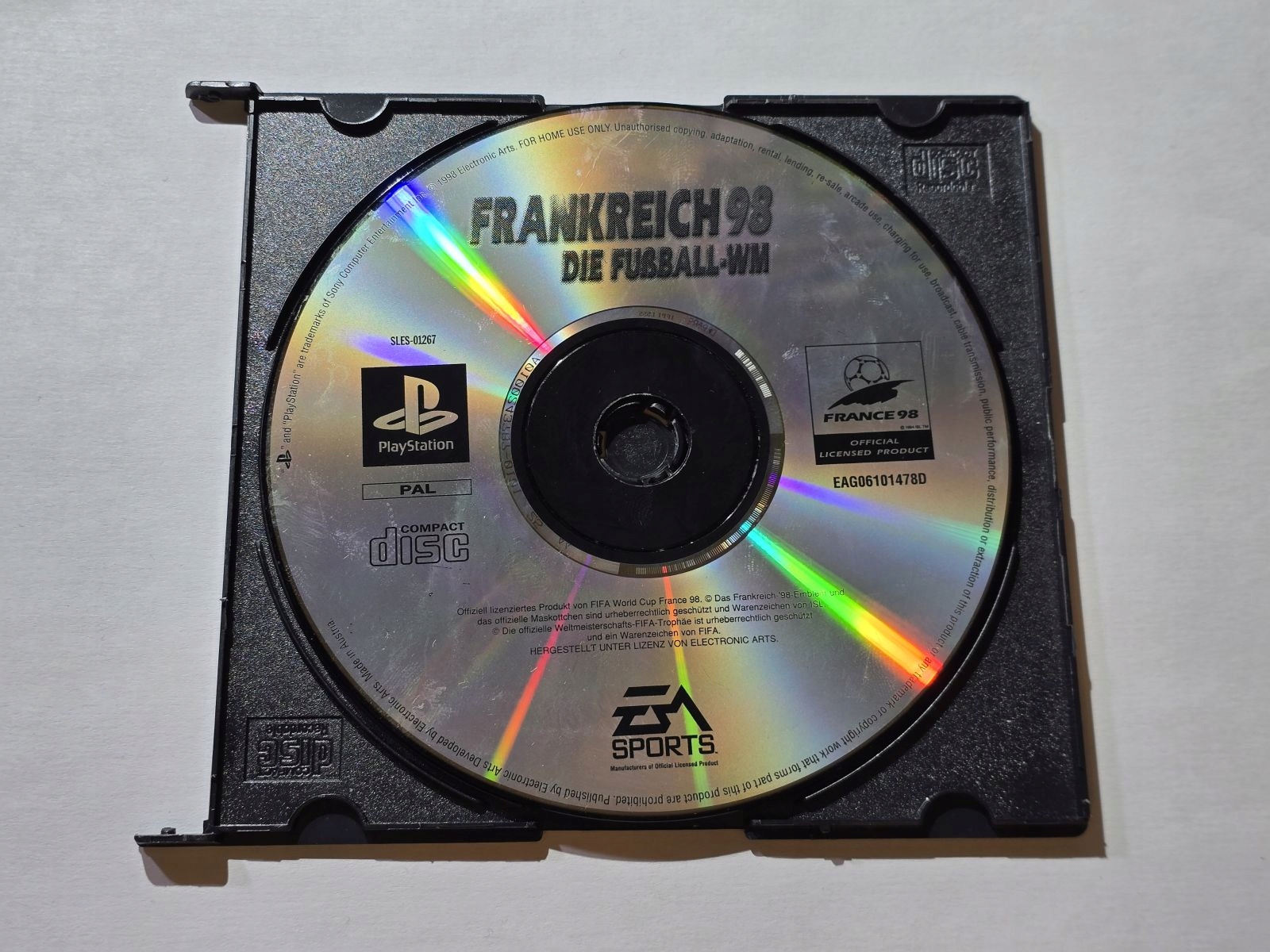 WORLD CUP 98 SAMA PŁYTA PSX