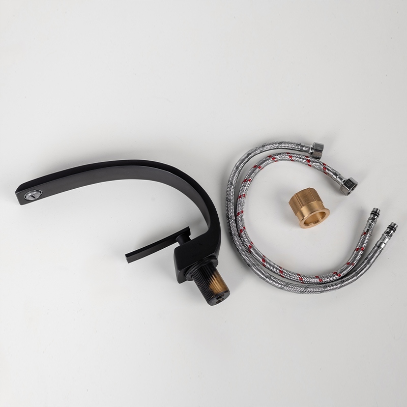 BATERIA UMYWALKOWA ŁAZIENKOWA F014-BL CZARNA Rodzaj baterii Bateria umywalkowa