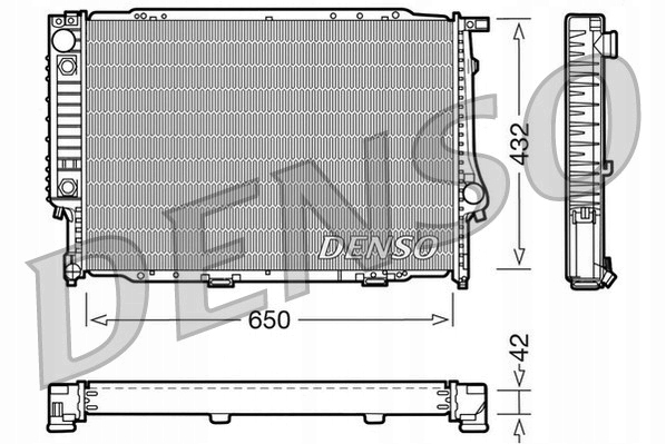 Chłodnice wody DENSO DRM05054 Producent części Denso