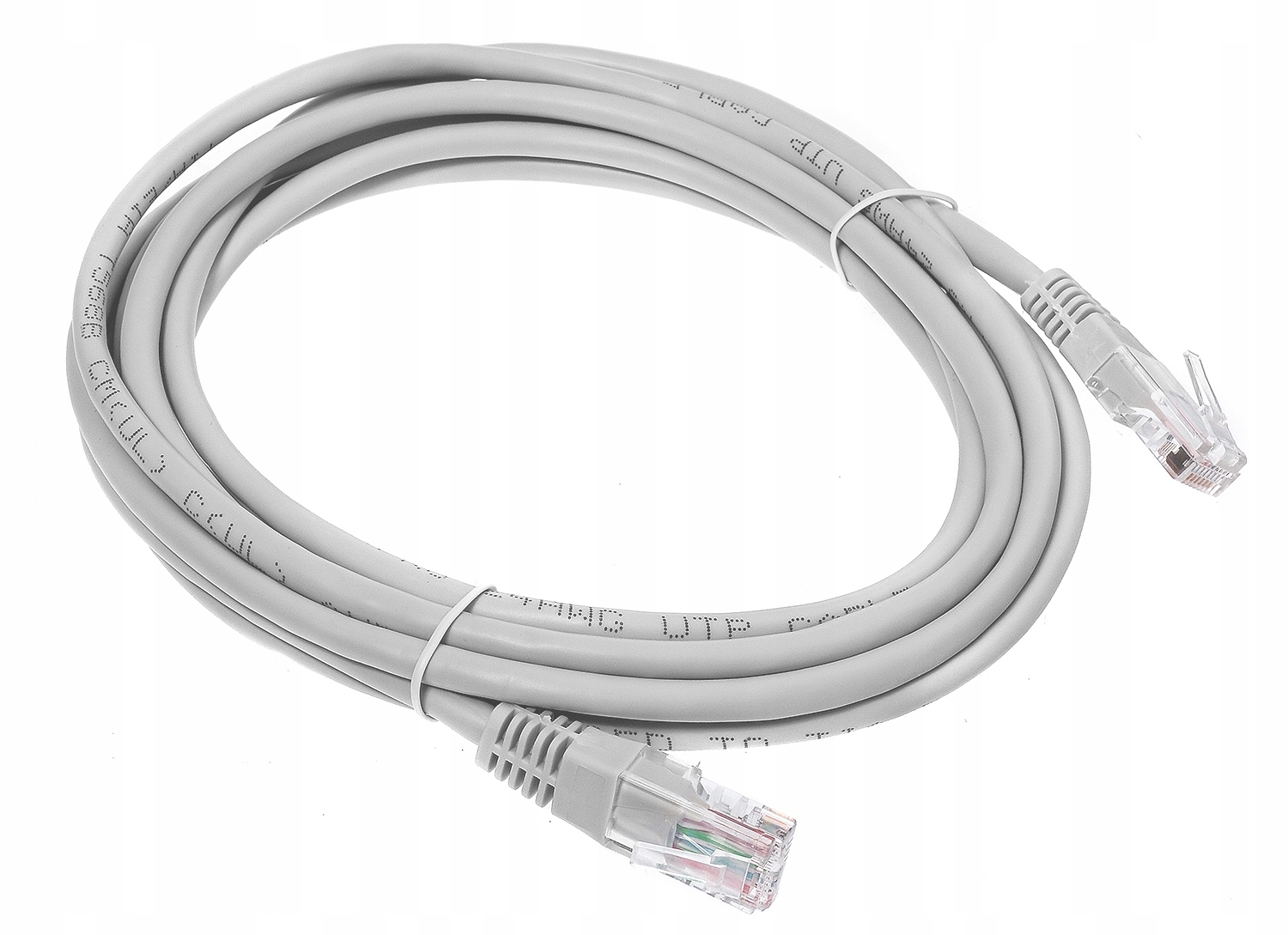 KABEL LAN 150CM SZARY SIECIOWY PATCHCORD CAT5E
