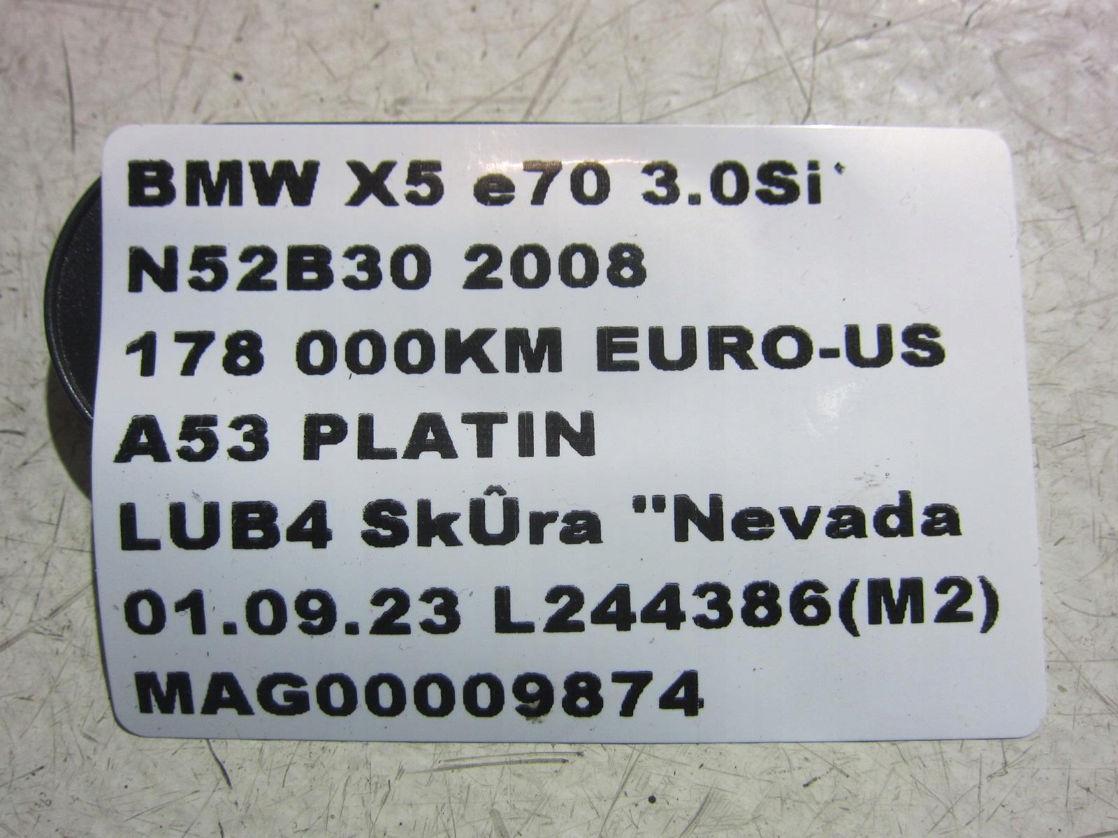 BMW X5 E70 N52B30 3.0 water pump 9894484 7568595