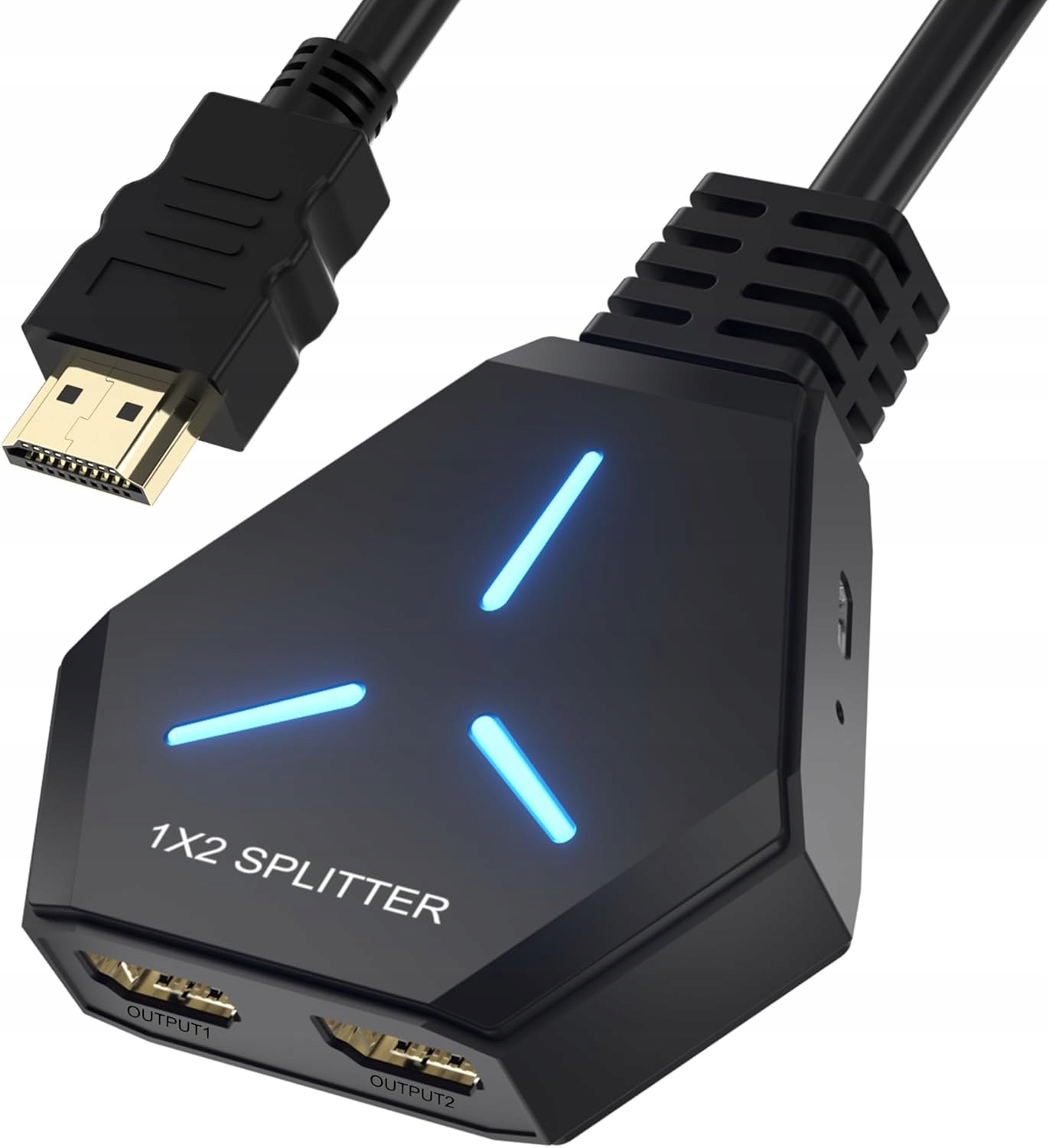 Rozbočovač Hdmi 4K Splitter, Dva Porty Hdmi Micro-usb