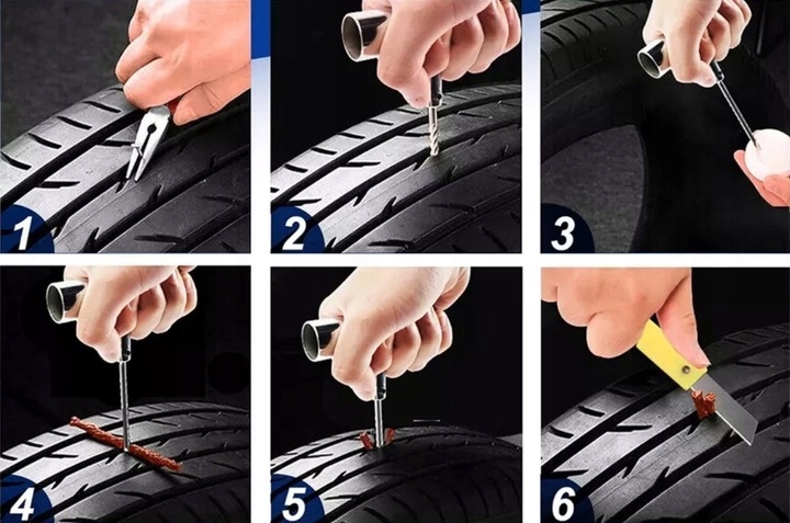 ZESTAW NAPRAWCZY DO OPON SZYBKA NAPRAWA OPONY KOŁA USZCZELNIACZ ZAPASOWE Marka Smart