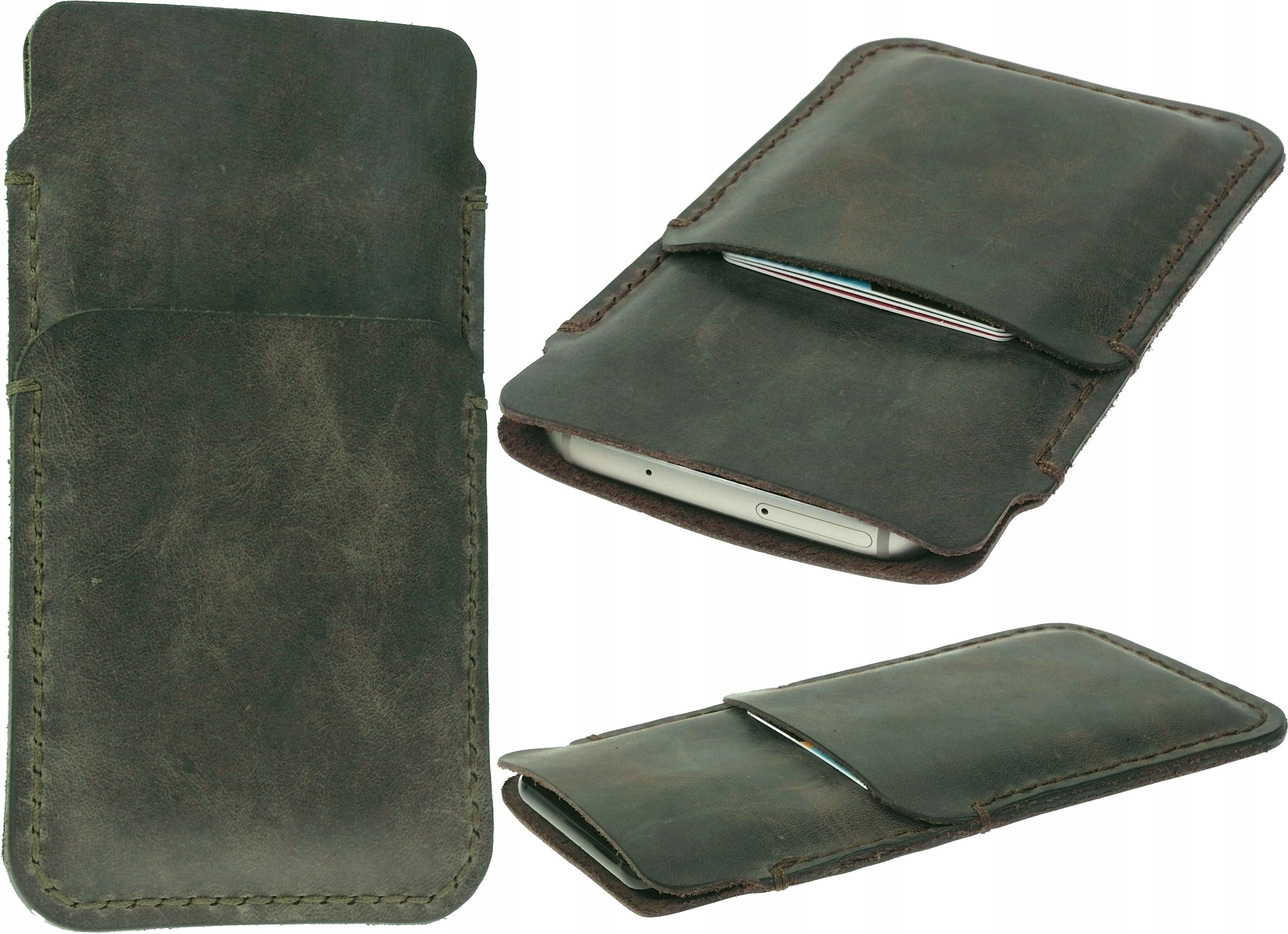 

Ręcznie Szyte Etui Skóra Br Huawei Mate 20 Pro