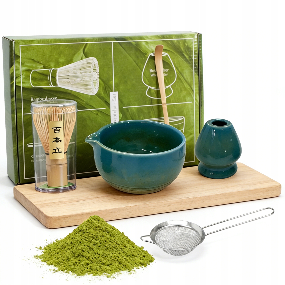 Sada pro Matcha s keramickou miskou, Akcesoria pro výrobu Matchy