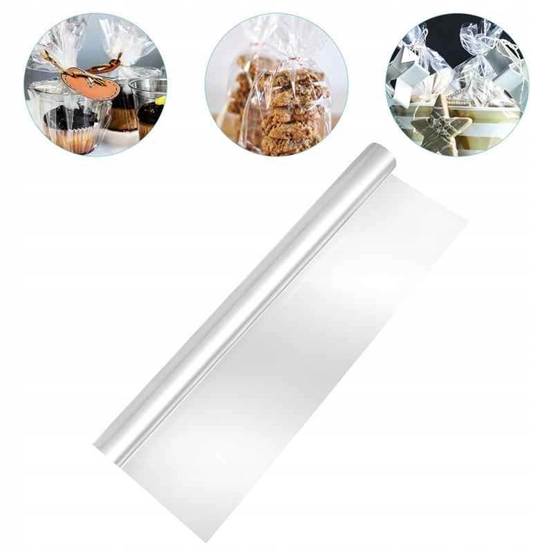 Folia celofan przezroczysta 50x70cm 50 arkuszy Marka bez marki