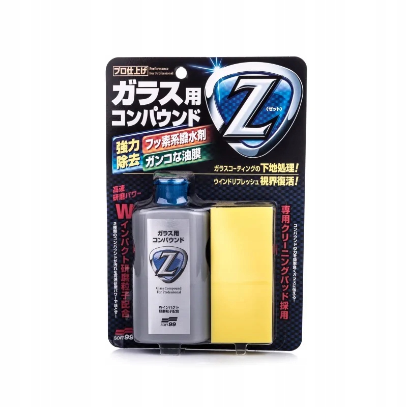 SOFT99 PŁYN DO CZYSZCZENIA SZYB Glass Compound Z 100ml