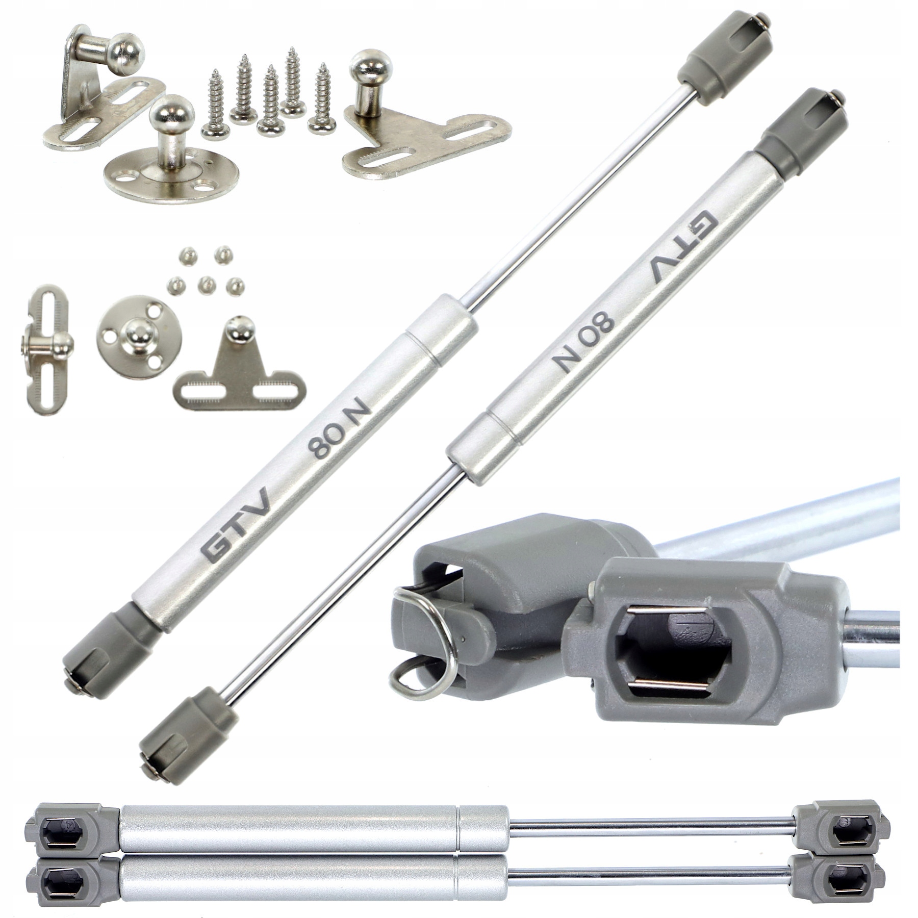 

Podnośnik Gazowy Siłownik Meblowy 80N Gtv Zestaw