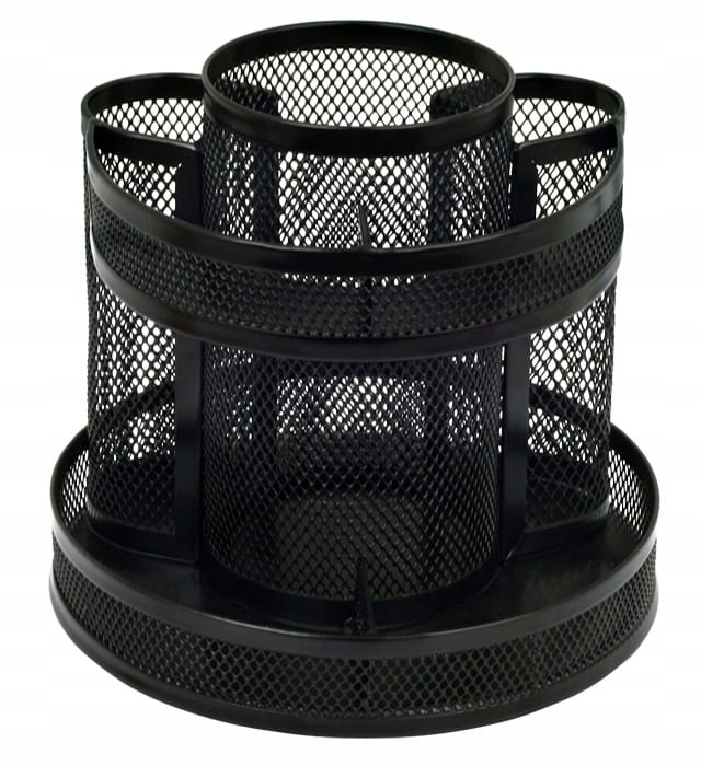 Przybornik obrotowy na biurko GRAND GR-254 czarny