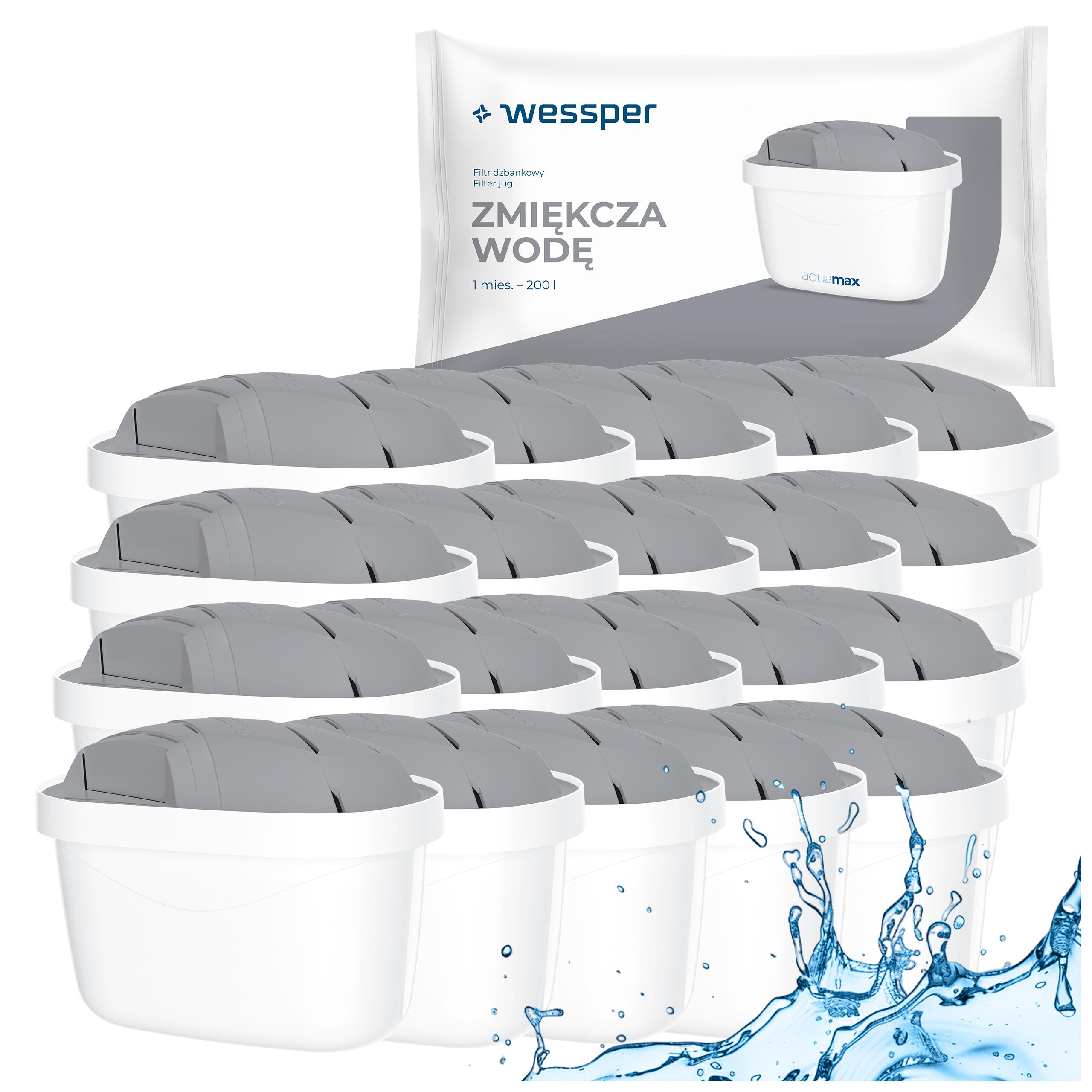 Filtr Wessper Protect pro džbány Brita Dafi náhradní pro tvrdou vodu 20x