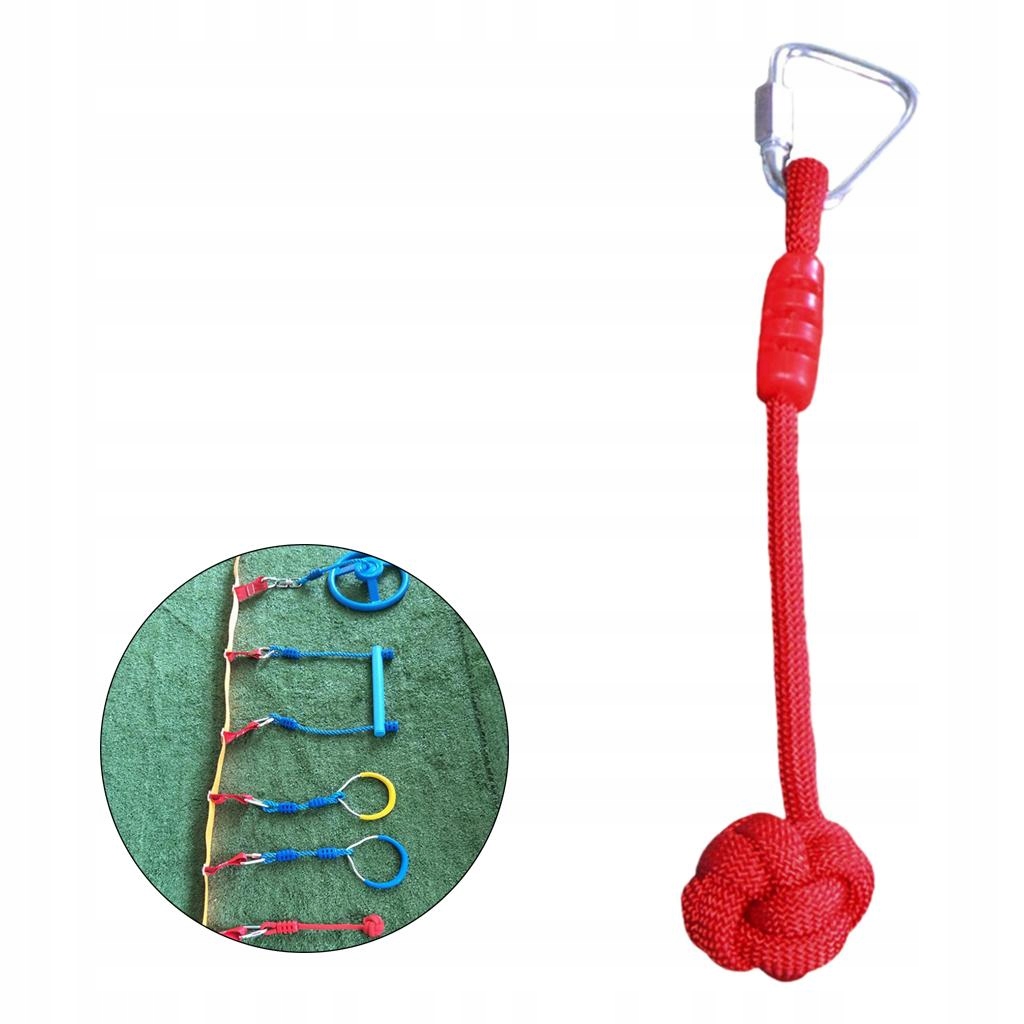 Akcesoria do wiszących torów przeszkód Backyard Line Model huśtawka drążek do podciągania pięść dzieci do