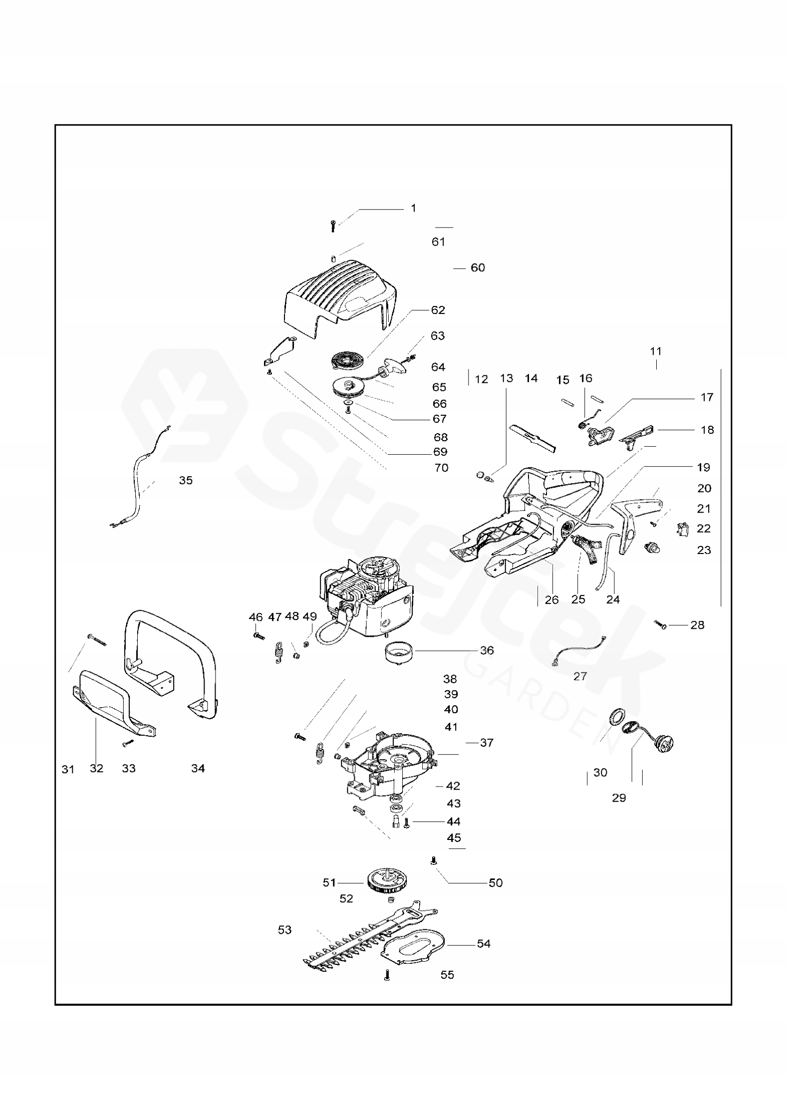 Tuleja Husqvarna 538241765 ORYGINAŁ