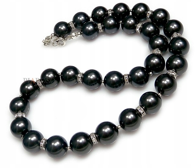 Perly, Krystaly, Náhrdelník, Černá Perla, Krystal
