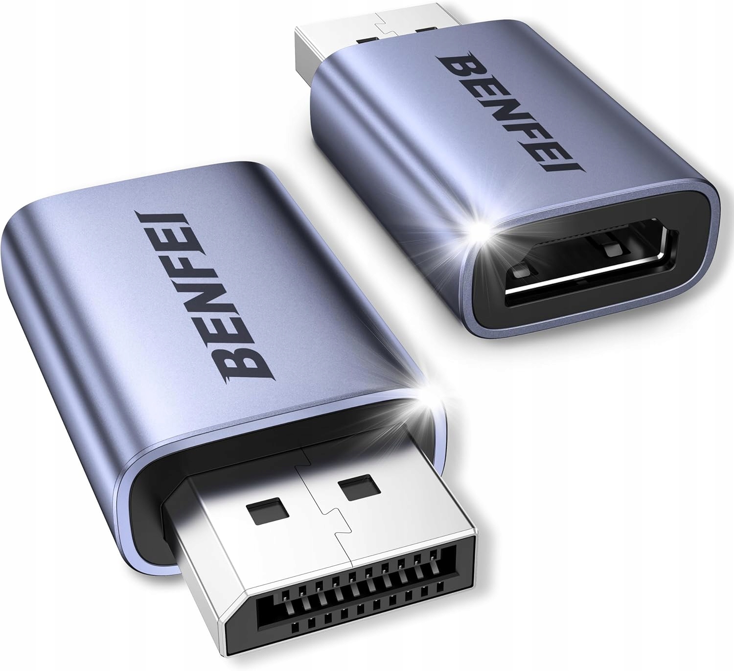 Benfei Adapter DisplayPort na Hdmi 4K Ultra Konwerter Dp na Hdmi 2 sztuki