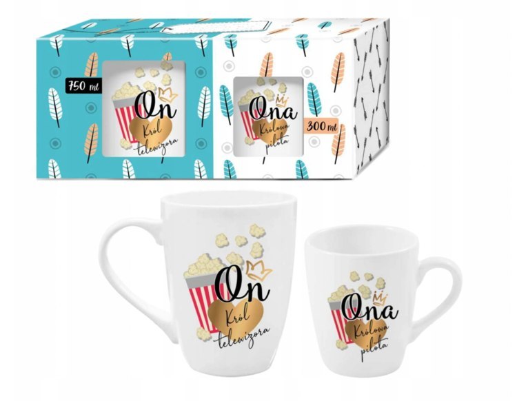 

Zestaw 2 Kubków Mąż Żona Dla Par Rocznica