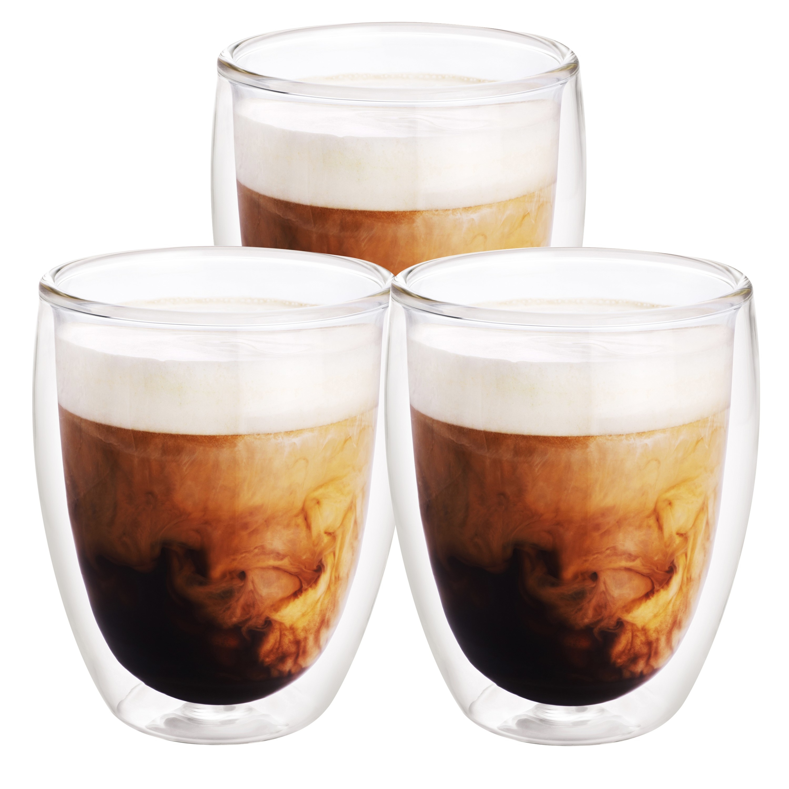 

3X Szklanka Termiczna Do Kawy Latte Drinków 350ml