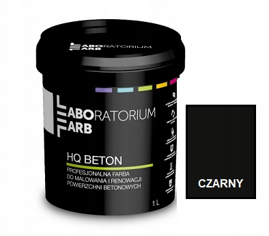 Hq Farba Do Betonu Posadzki Ogrodzeń Czarna 10L