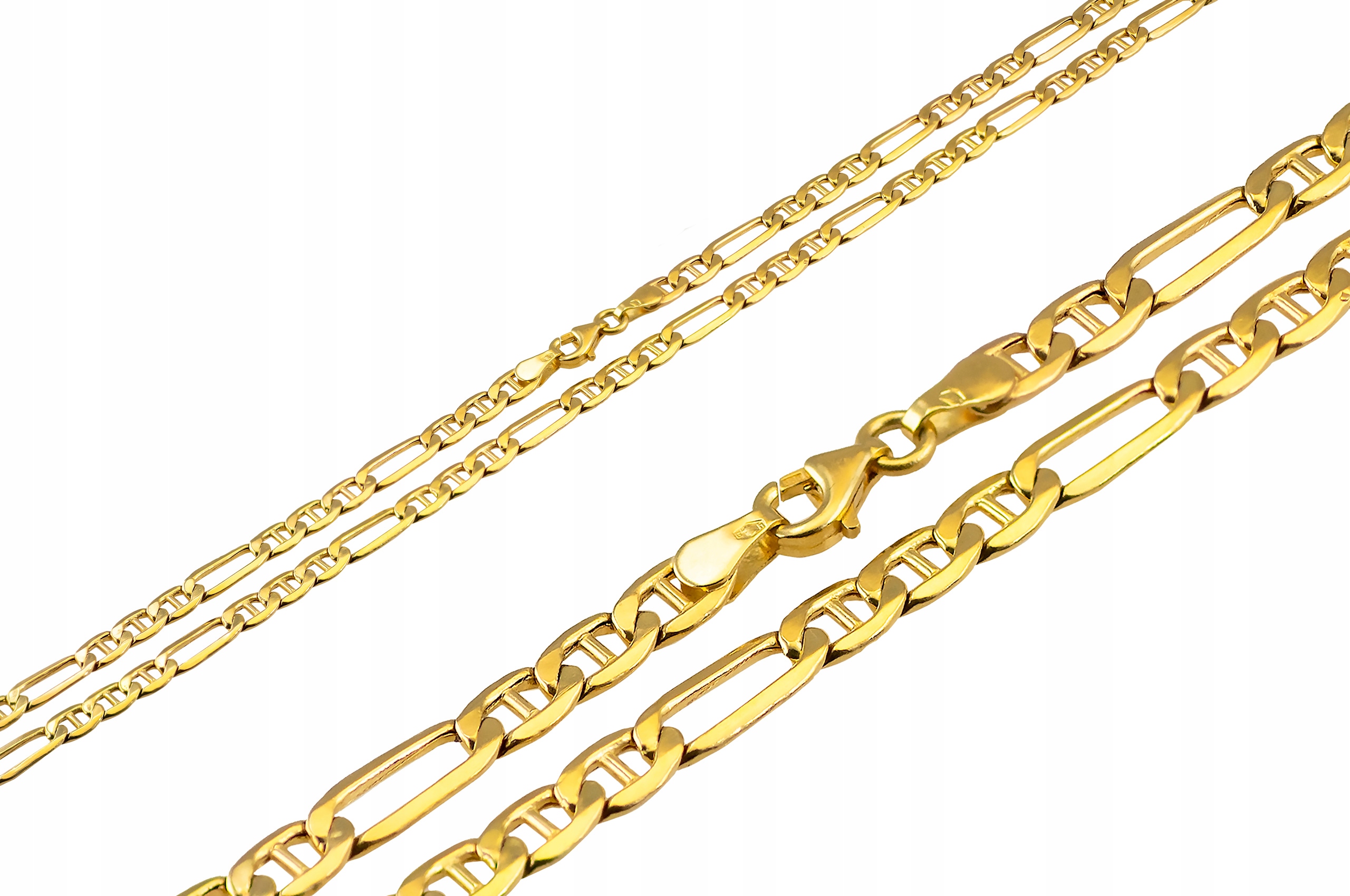 Zlatý Řetízek Figaro 60 cm Ryzost 585