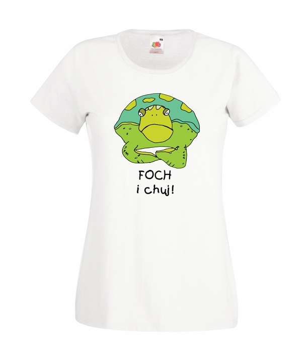 

Xs Koszulka Damska Foch I Chuj Żółw Żaba Struś