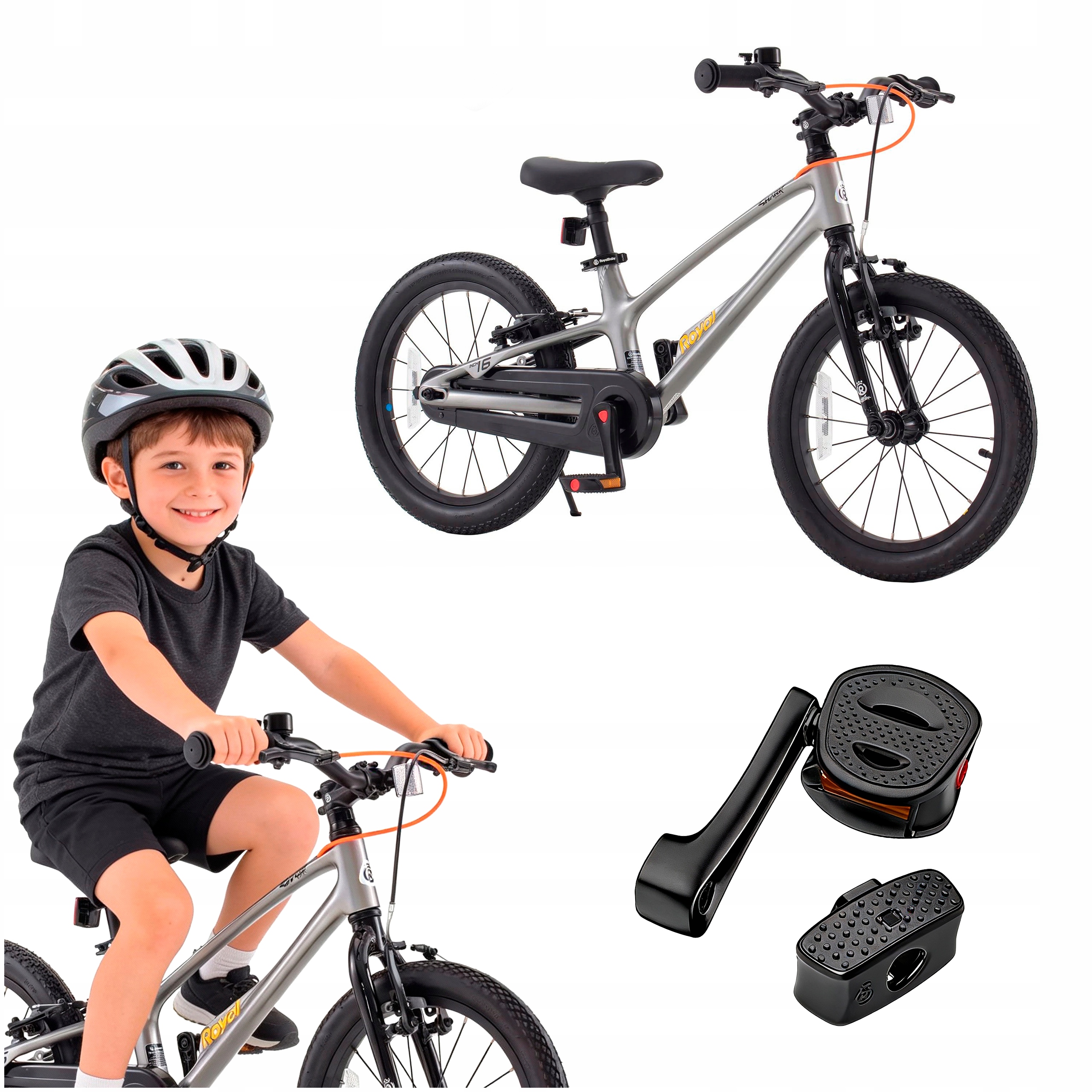 Rower Dziecięcy Rowerek 16 Cali Dla Dziecka Chłopca Lekki Biegowy 105–115CM