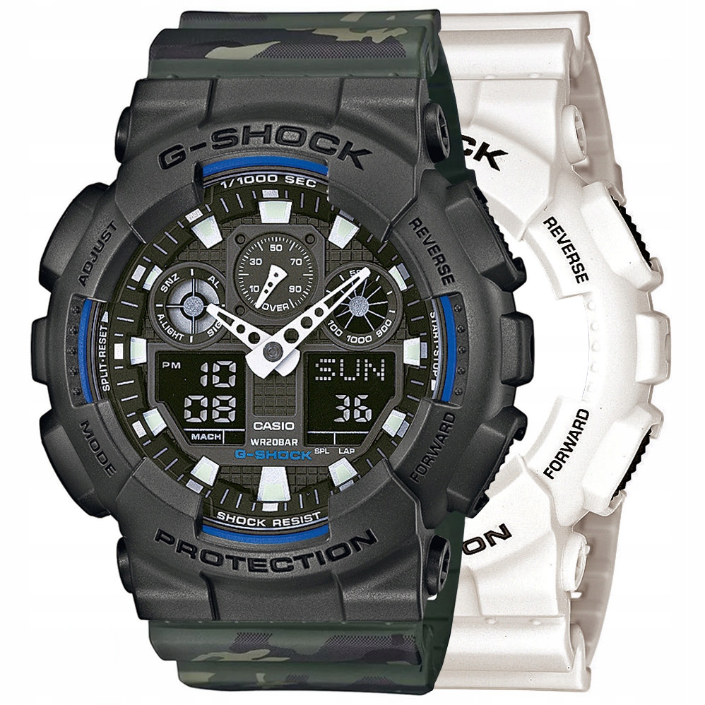 Hodinky Casio G-Shock Set GA-100B-7AER Bezel 10467795 Řemínek 10561429