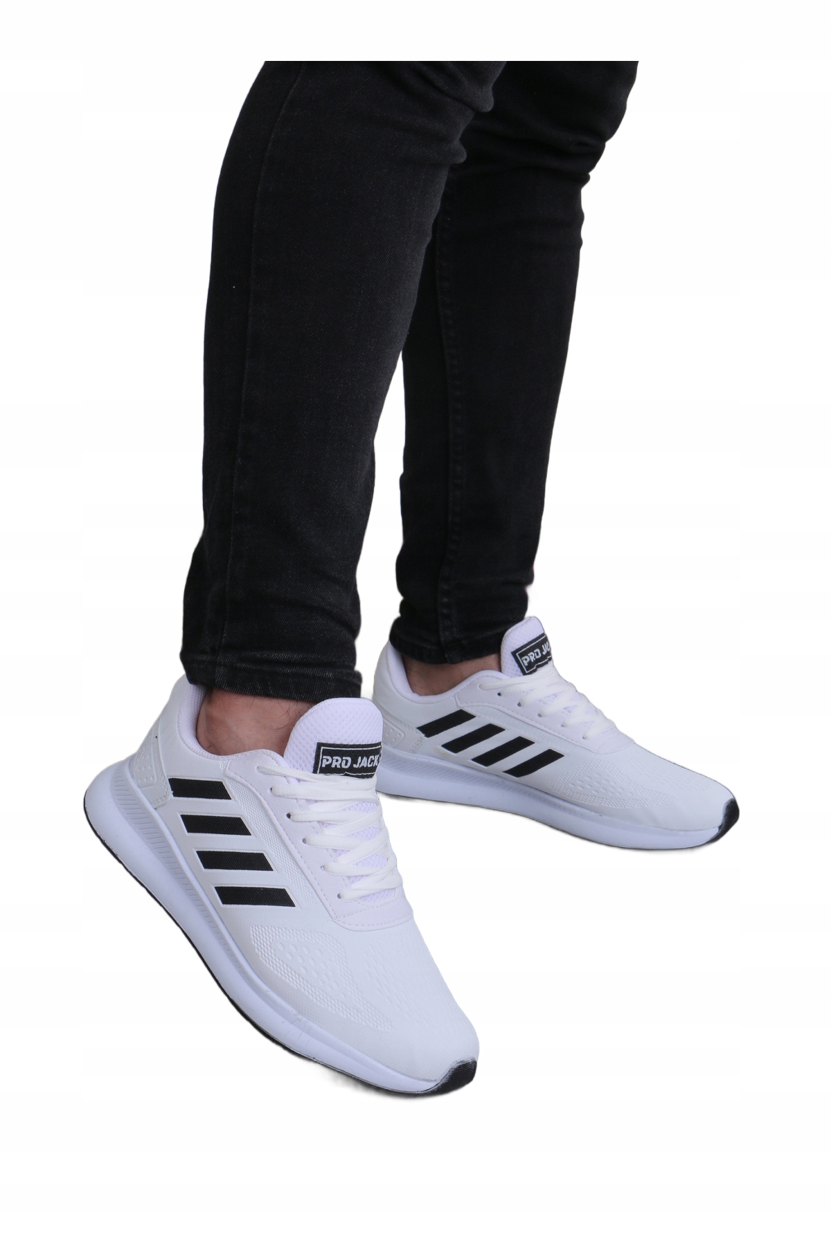 Pro Jack Bílé Sportovní Pánské Boty S Pásky A Síťkou 41 Opb