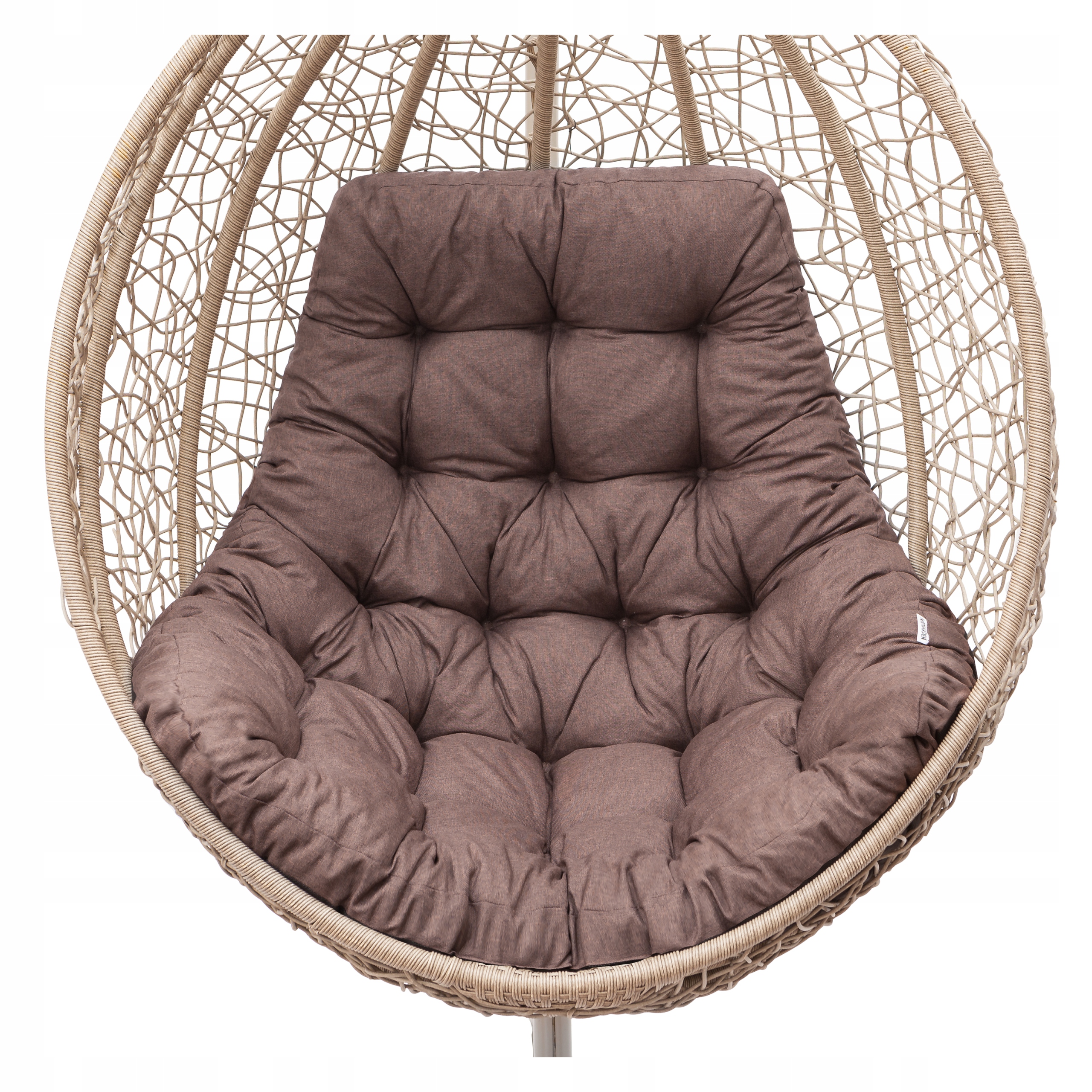 Vankúš na závesné kreslo Vodotesný na kokón na záhradnú hojdačku a kôš