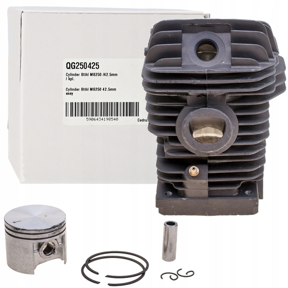Cylindr Stihl MS250 42.5 mm sada 1123 020 1209, 1123 020 1206 pístový čep