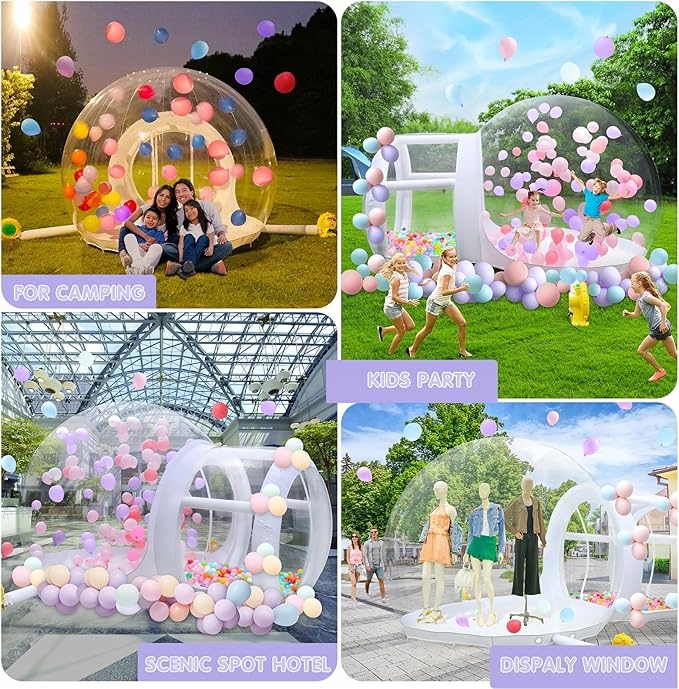 Bubble House 3m Dmuchany domek z wirującymi balonami Model Bubble House 3m