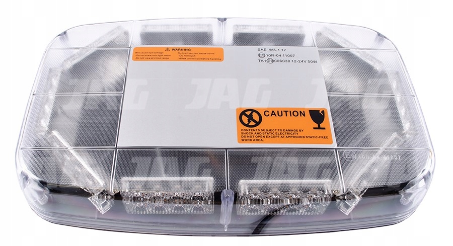 Blesková lampa 80 Led 27W 12-24V oranžová/ magnet JAG96-0086