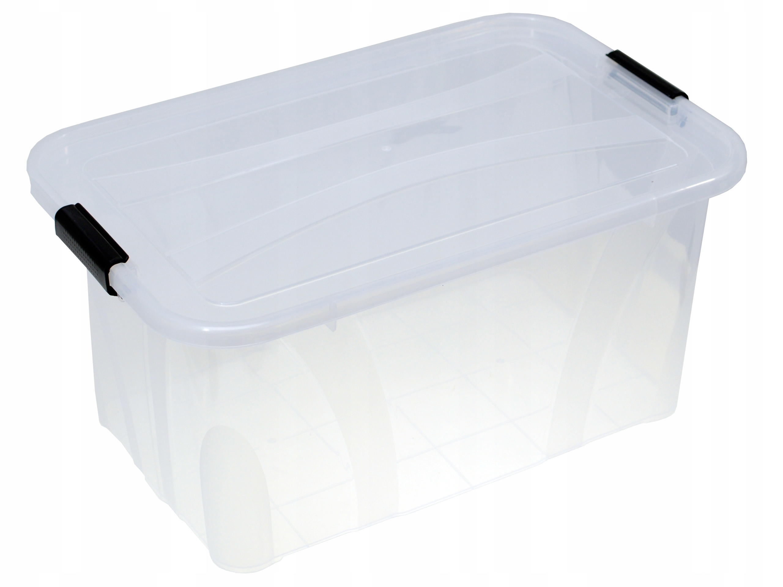 POJEMNIK PLASTIKOWY PUDEŁKO NA ZABAWKI UBRANIA KLOCKI BUTY Z POKRYWĄ 14L