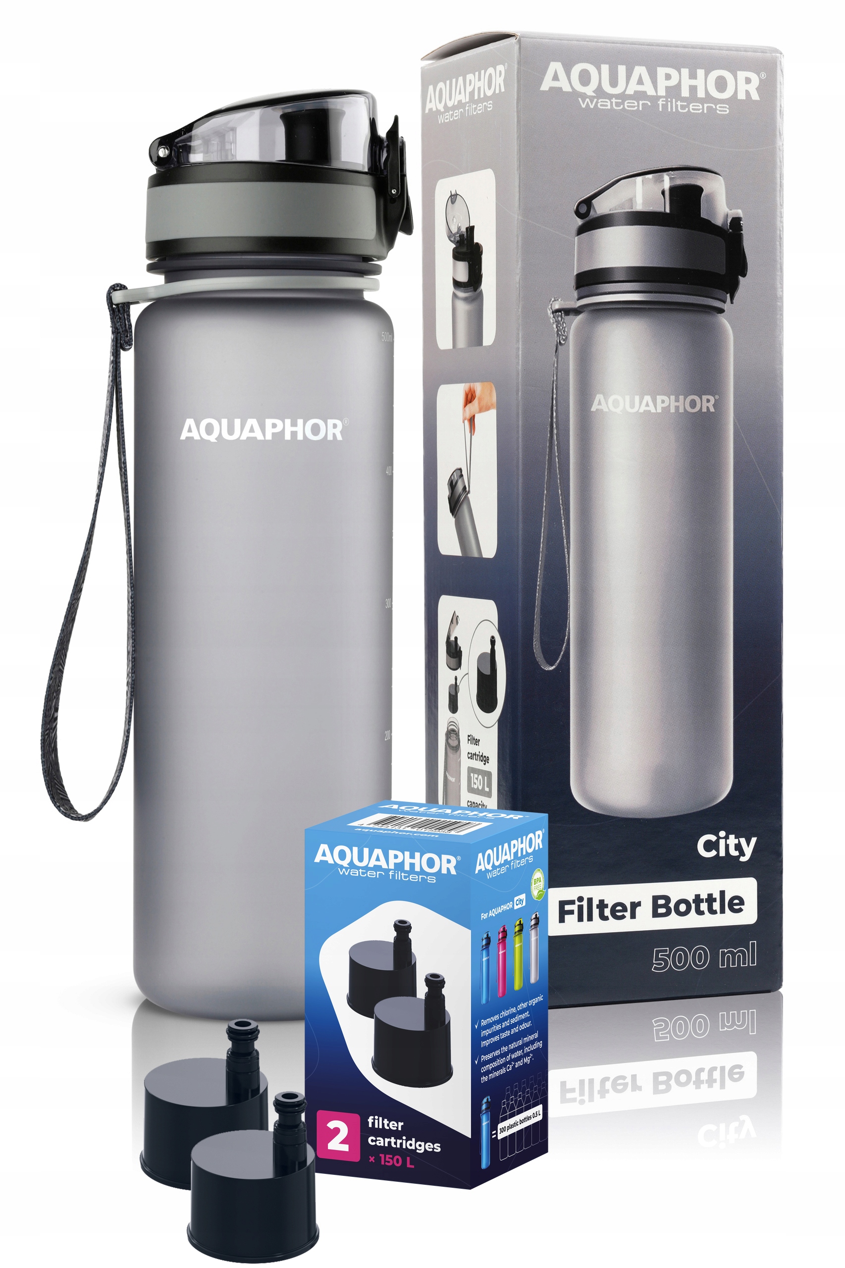 

Butelka Filtrująca Bidon Aquaphor 0.5 L 3 Filtry
