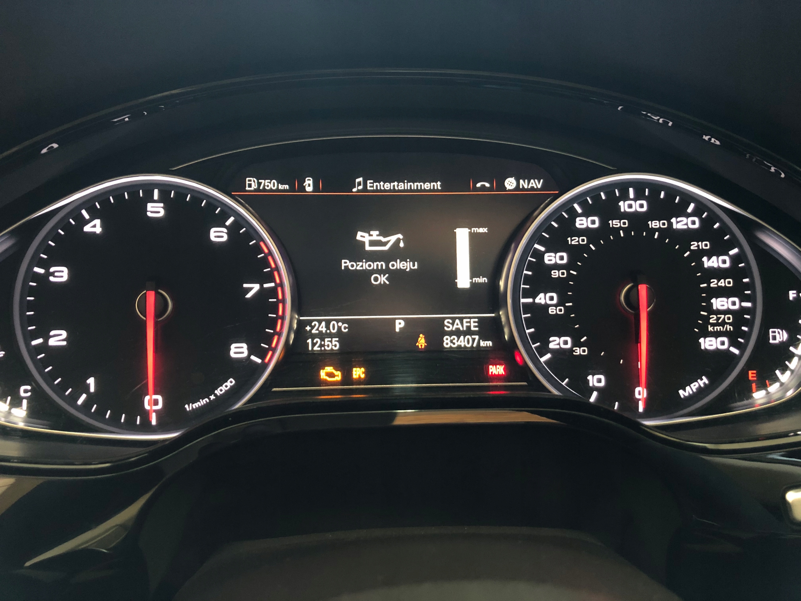 Audi a8 d4 4h спидометр приборка acc бензин 3.0 tfsi