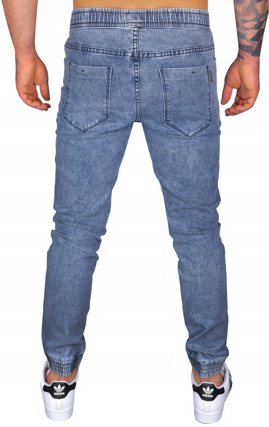 MĘSKIE SPODNIE JOGGERY JEANSY BOJÓWKI ELASTYCZNE JAKOŚĆ Rozmiar S