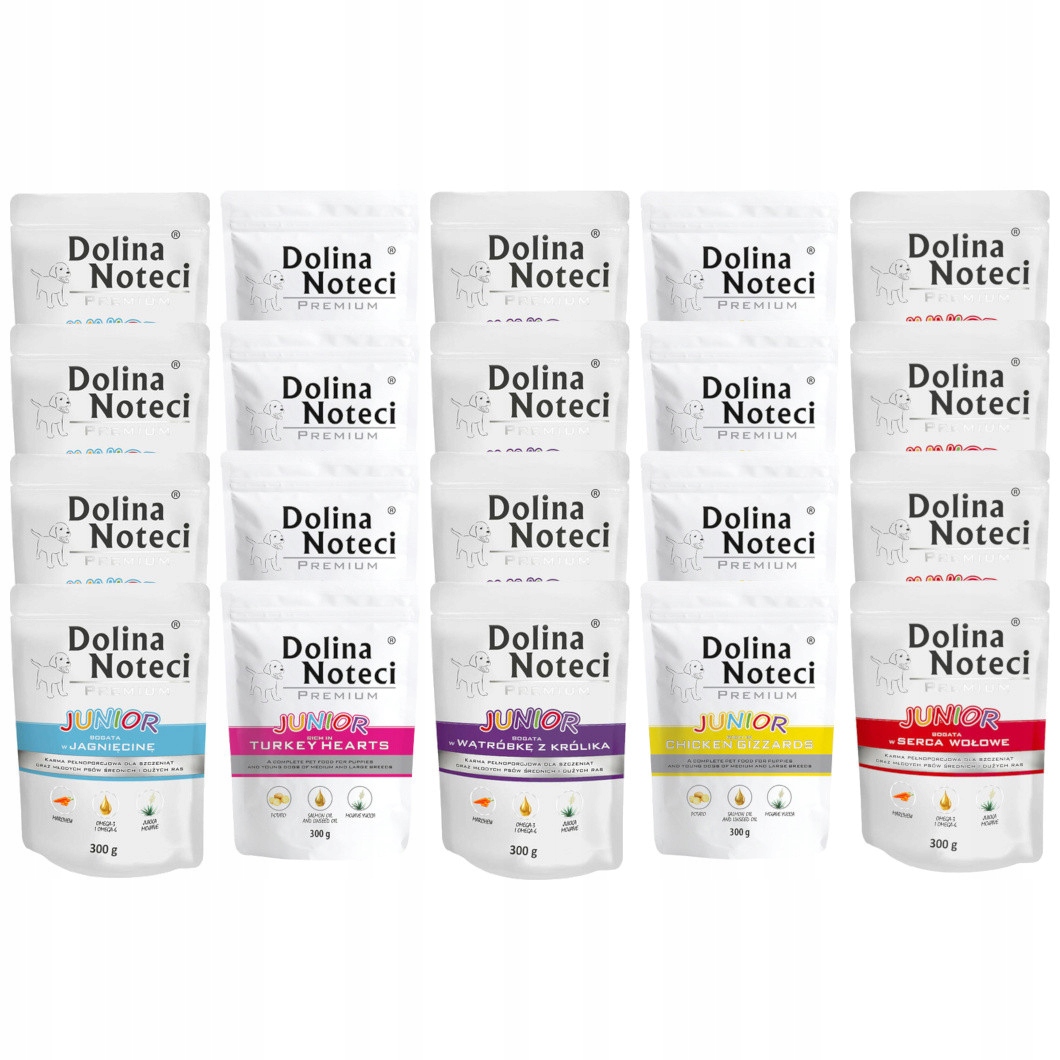 Dolina Noteci Premium Junior mix smaków psy 20x300g