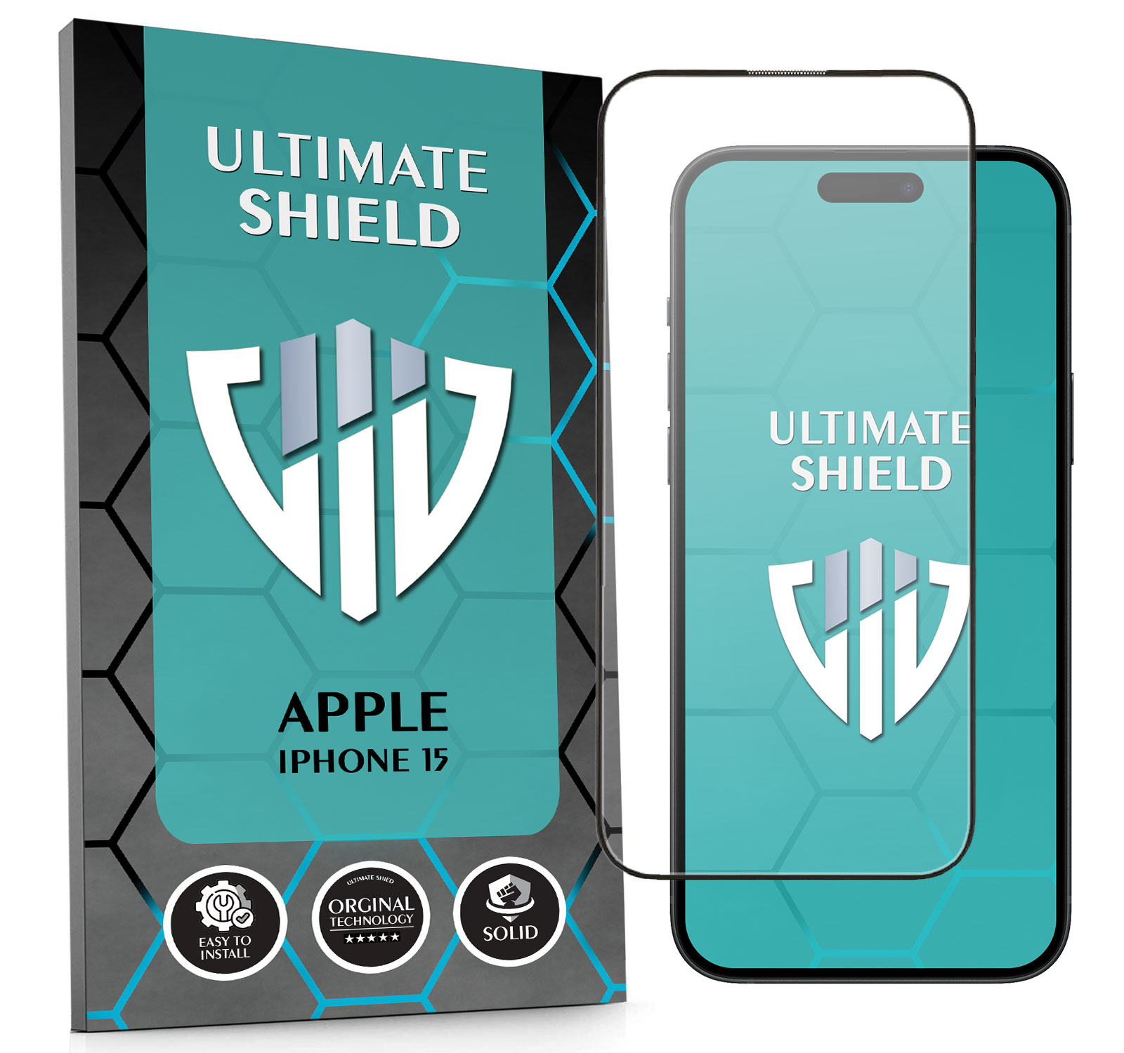 Megapak 5v1 Pancéřové Sklo 5D Rychlé Sklo Pro Apple Iphone 15