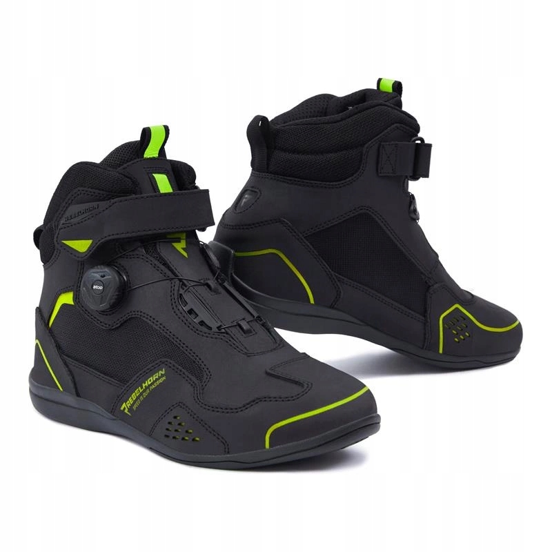Krátke topánky Rebelhorn Spark II Black/fluo mestské motocyklové Darčeky