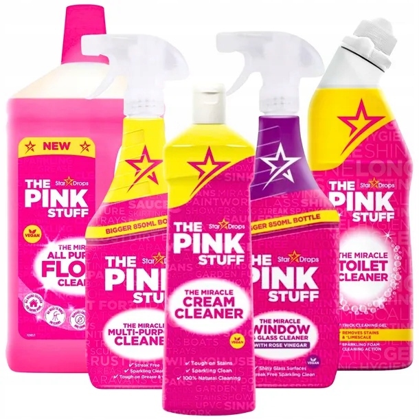 THE PINK STUFF Paste Miracle Scrubber KIt Zestaw do czyszczenia