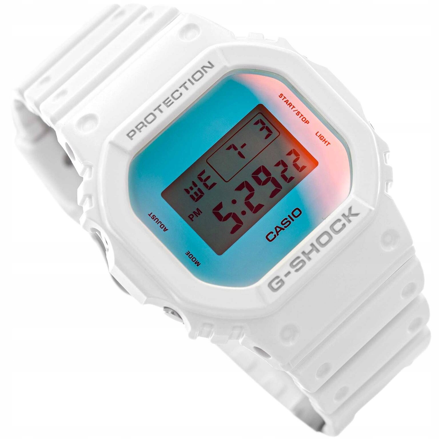 Pánské Hodinky Casio DW-5600TL-7ER G-shock Bílé Na Řemínku Plavecká Kostka